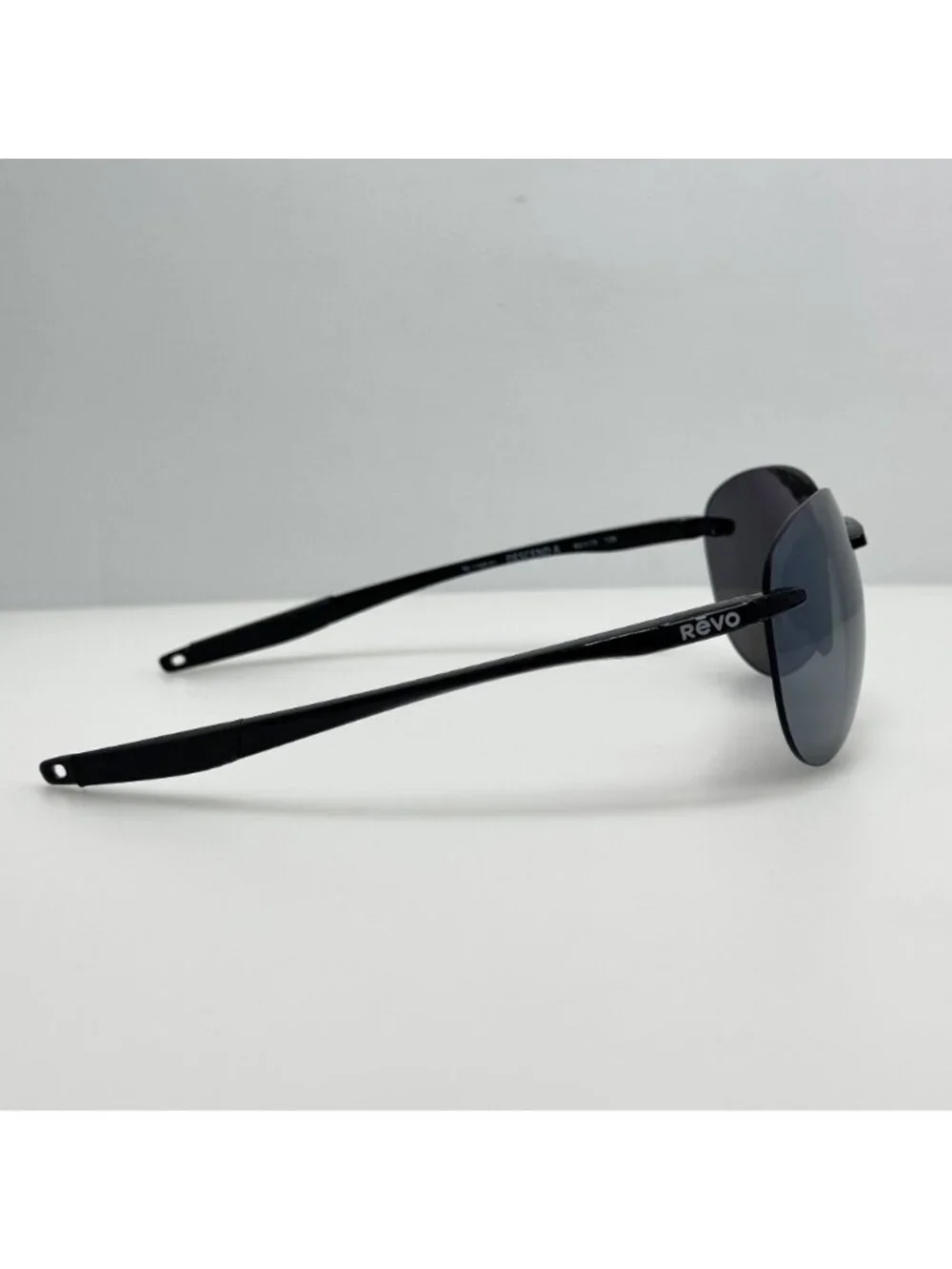 Revo Sunglasses Descend A RE 1169 01 Black Polarized Italy 62-13-139